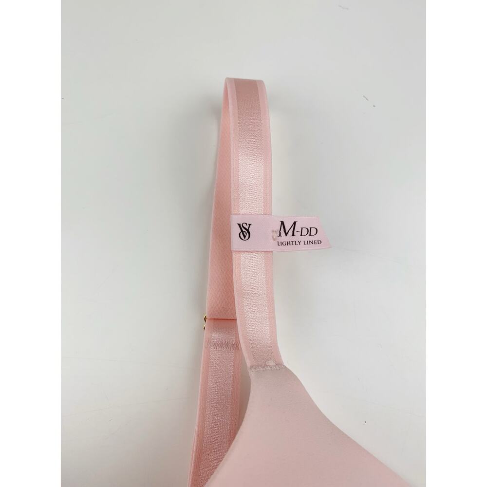 New Victorias Secret Body By Victoria No Wire Plunge Bra Pink M-DD 36DD 38DD - Picture 4 of 11